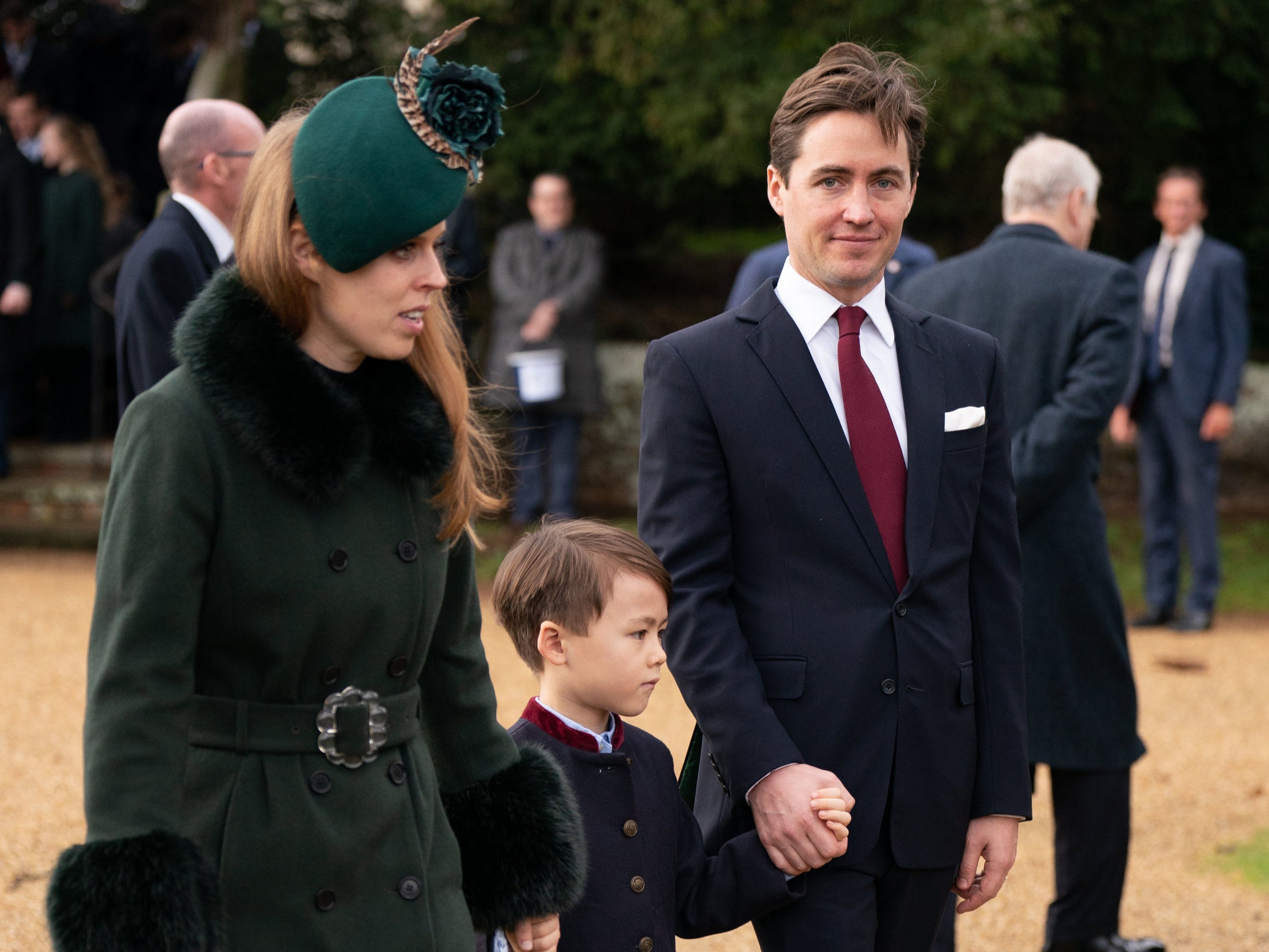 Princess Beatrice s stepson makes first appearance at royal family