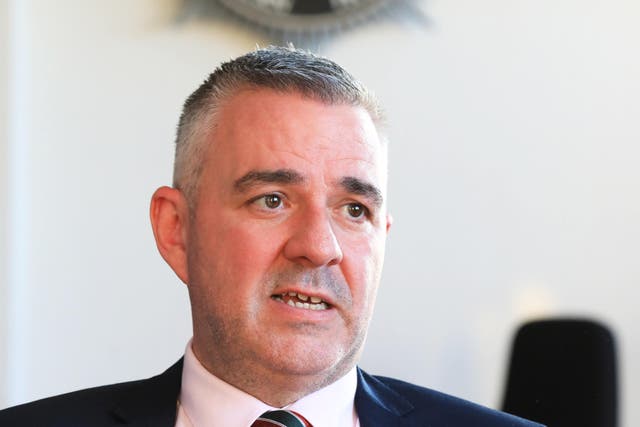 Liam Kelly, chairman of the Police Federation for Northern Ireland, has said officers are leaving the PSNI because they cannot afford to stay (Peter Morrison/PA)