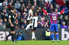 Fulham claim rare London derby win after brushing aside nine-man Crystal Palace