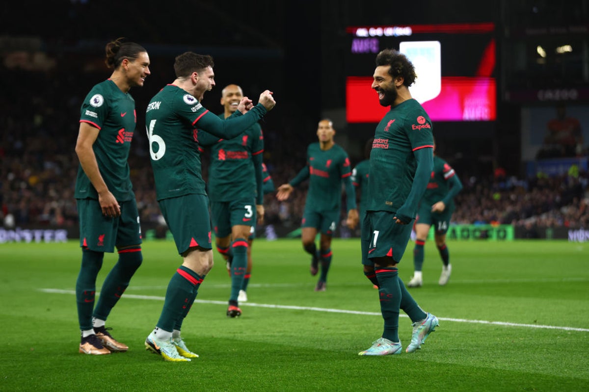 Aston Villa vs Liverpool LIVE: Premier League latest score and updates after Van Dijk and Salah goals