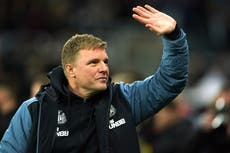 Eddie Howe not getting carried as Newcastle climb to second with win at Leicester