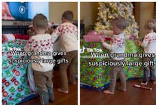 Grandmother praised for ‘genius’ Christmas presents for quadruplets