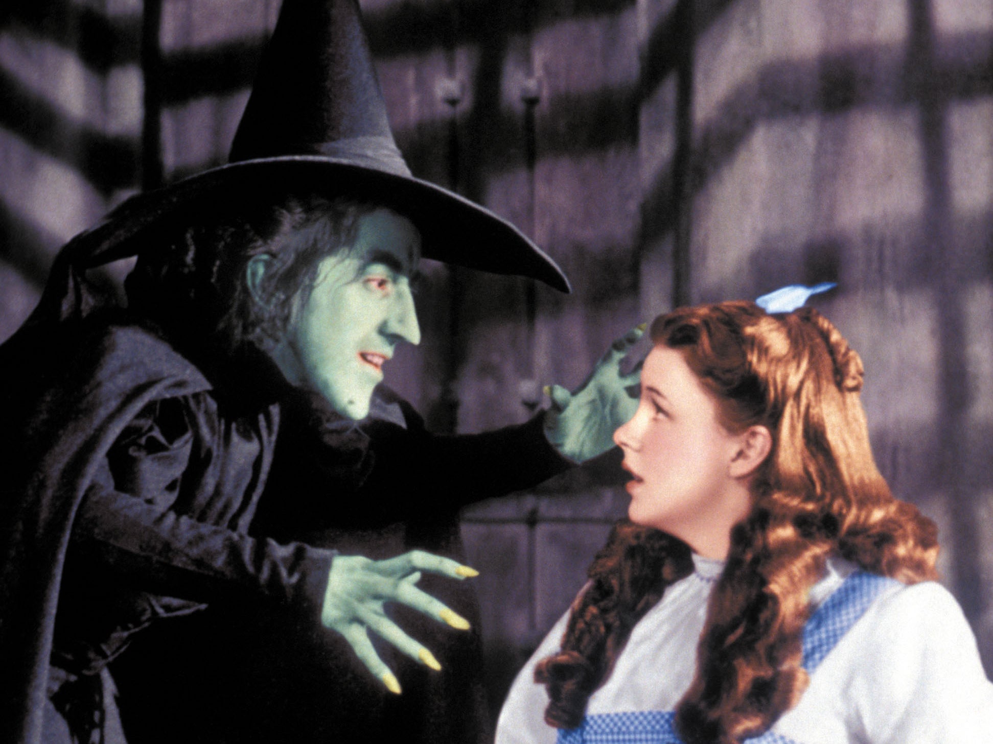 Margaret Hamilton and Judy Garland in ‘The Wizard Of Oz’