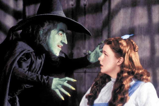 <p>Margaret Hamilton and Judy Garland in ‘The Wizard Of Oz’</p>