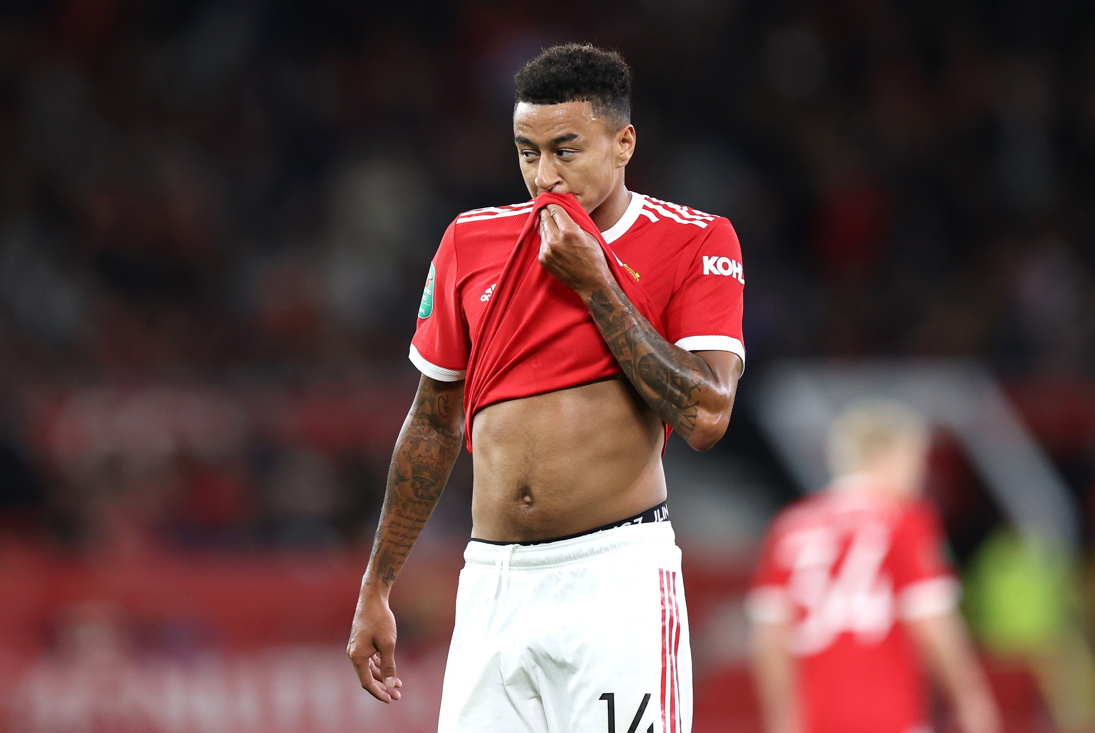 Lingard left Manchester United for Nottingham Forest last summer