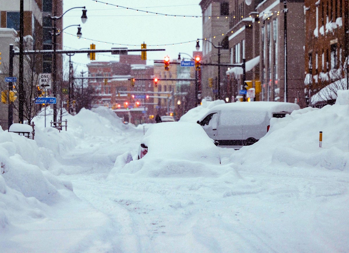 Winter storm Elliott – latest: Buffalo blizzard deaths hit 38 as New York National Guard do wellness checks
