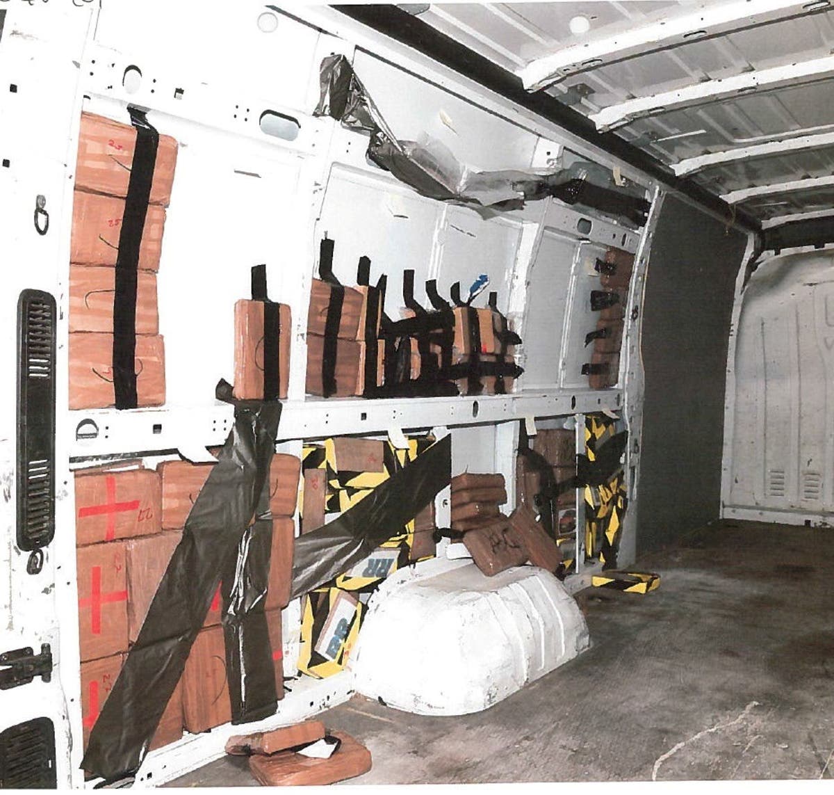 Dutch van driver caught smuggling 200kg of cocaine and heroin with street value of &pound;12 million is jailed