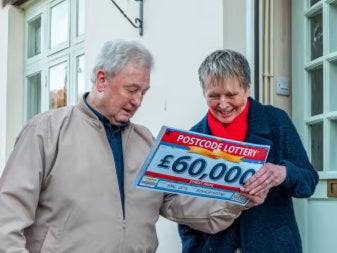 Bill Puffett and his wife Linda have won £60,000