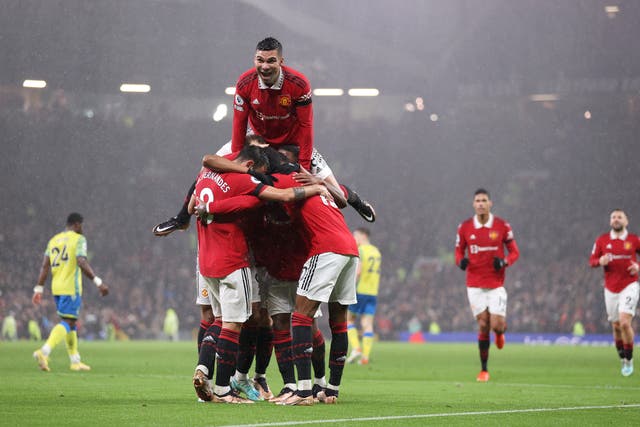 <p>Man Utd cruised to victory over Nottingham Forest </p>