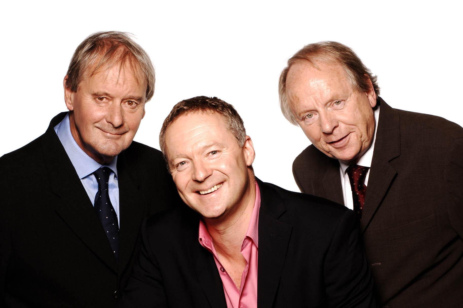 John Fortune, Rory Bremner and John Bird, who starred in sketch show ‘Bremner, Bird & Fortune’ (PA)