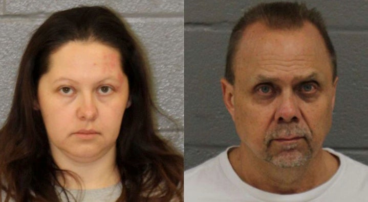 Diana Cojocari, 37, and Christopher Palmiter, 60, pictured in mugshots