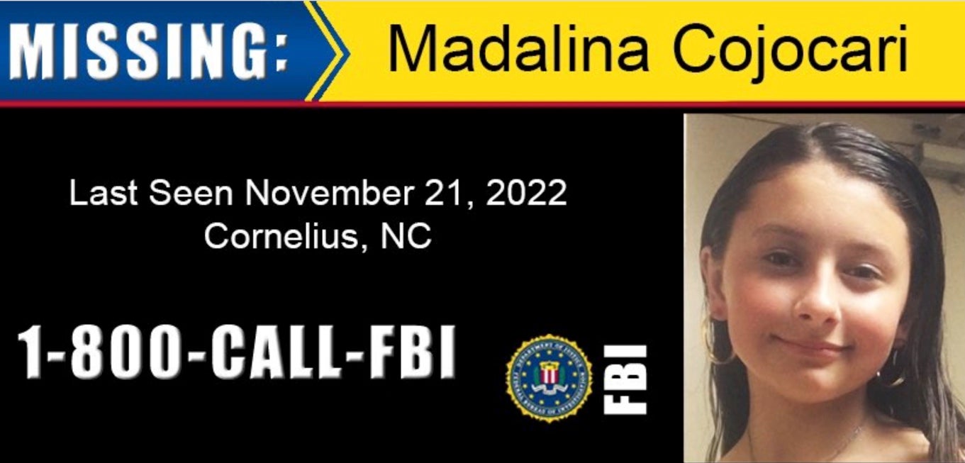 The last confirmed sighting of Madalina Cojocari was on 21 November