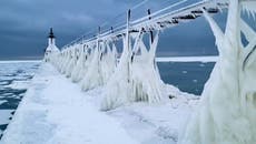 Deadly bomb cyclone transforms US into stunning, savage landscape