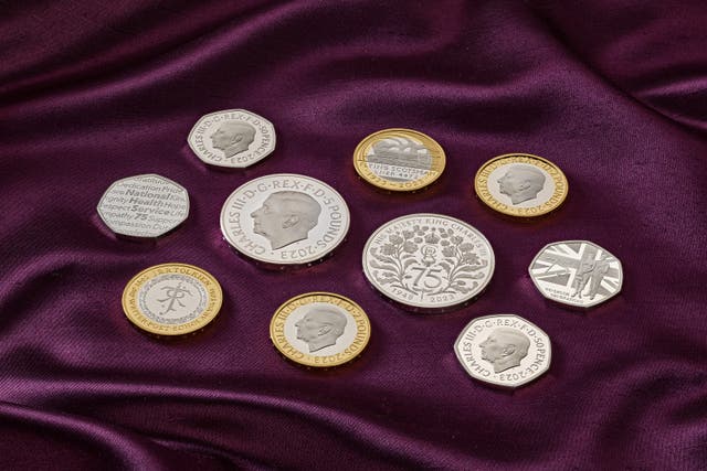 Coins in the commemorative collection will mark milestone anniversaries and moments in history (Royal Mint/PA)