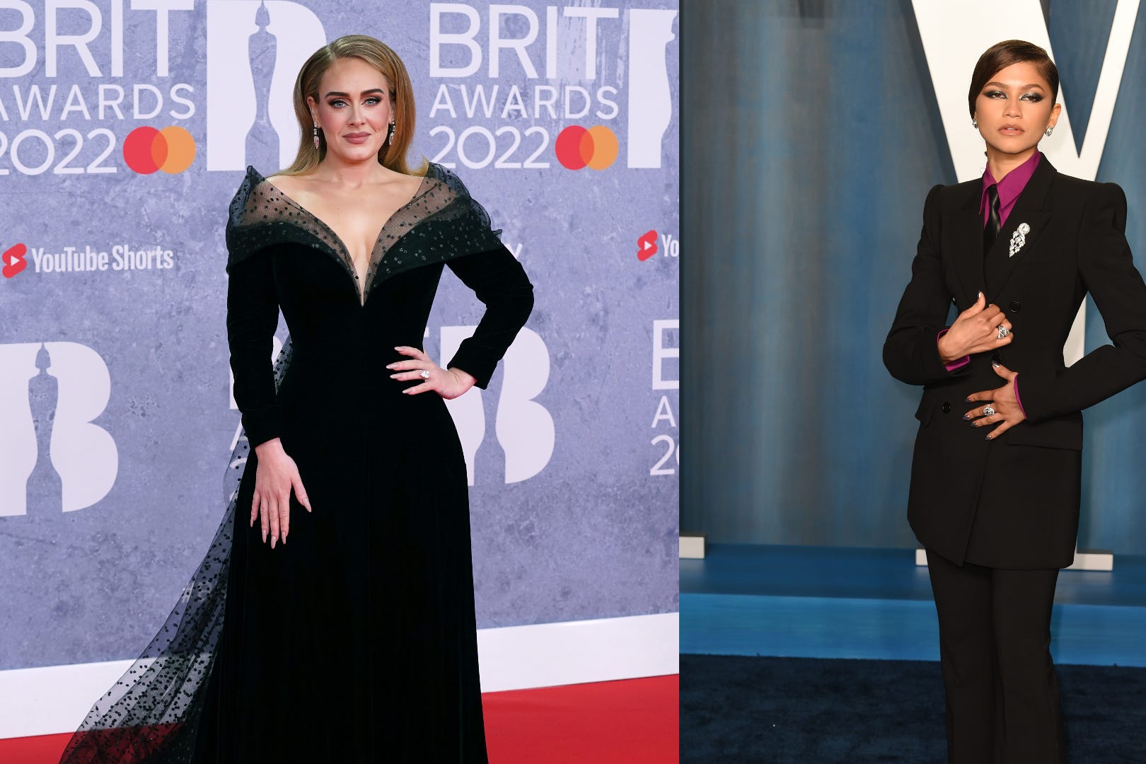 Adele and Zendaya have turned out some serious looks this year (Ian West/Doug Peters/PA)