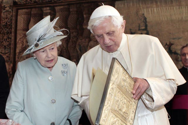 Pope Emeritus Benedict XVI shared a ‘great affinity’ with the late Queen, the Catholic Archbishop of Westminster has said (David Cheskin/PA)