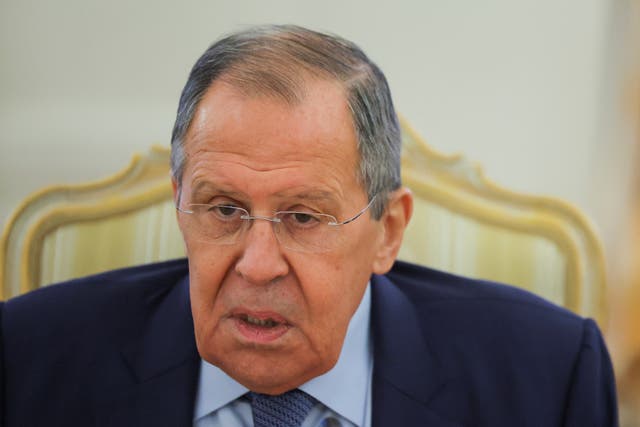 <p>‘We will certainly not talk to anyone on such terms,’ says Russia’s foreign minister Sergei Lavrov</p>