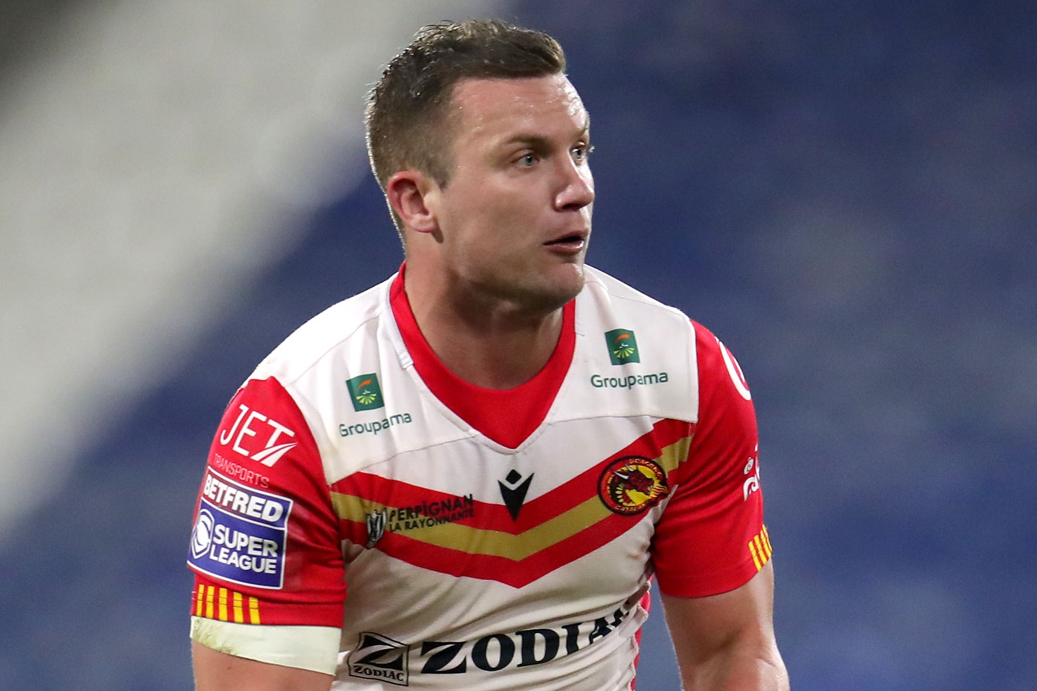 Josh Drinkwater, pictured with Catalans Dragons, is hoping to prove a point to his former club (Simon Marper/PA)