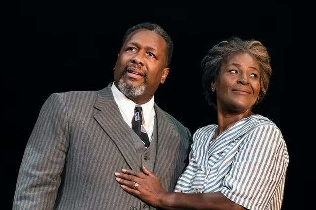 <p>Wendell Pierce and Sharon D Clarke in Death of a Salesman</p>