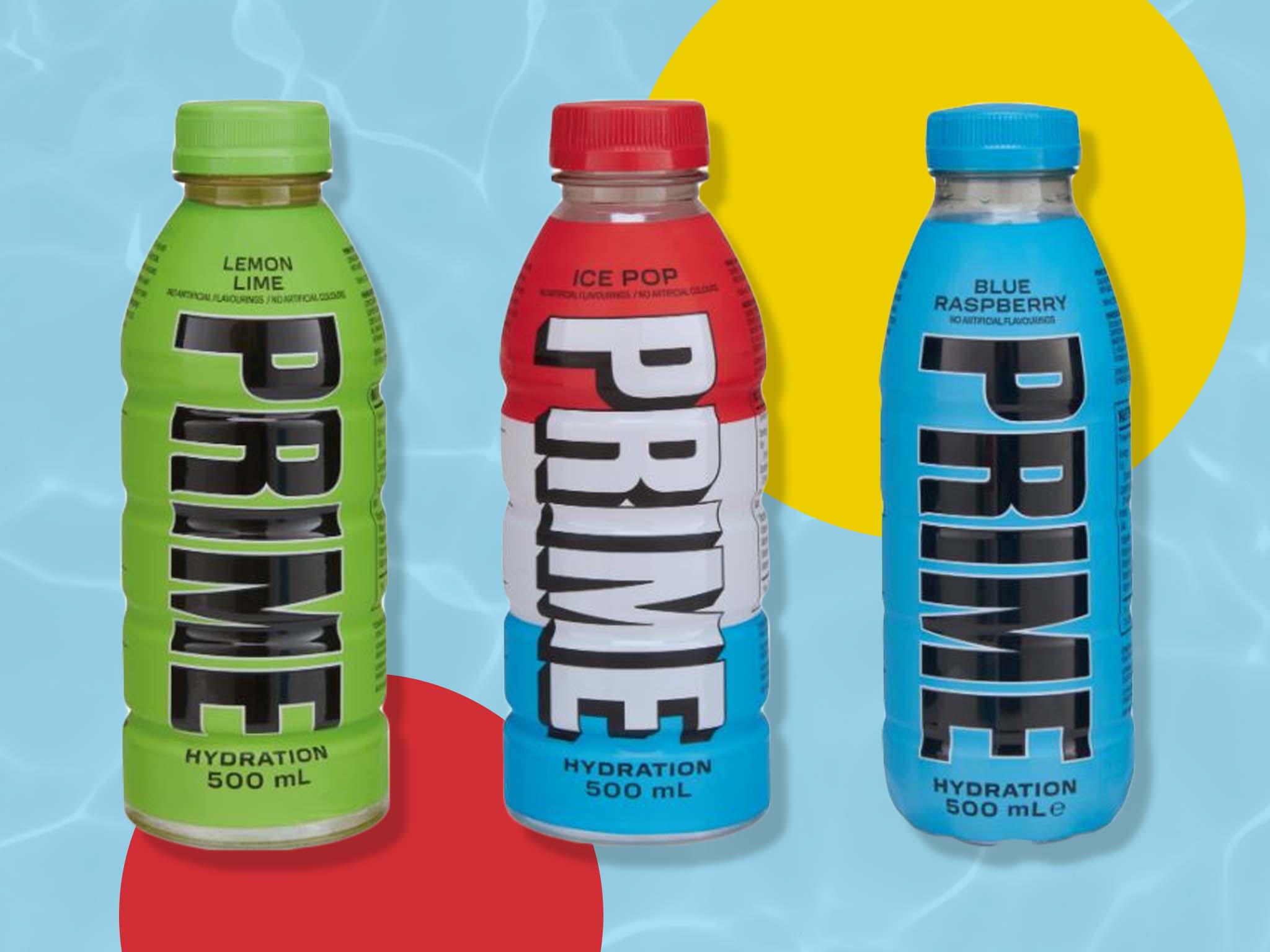 Prime Hydration Drink Bottles 500ml - United Kingdom, New - The