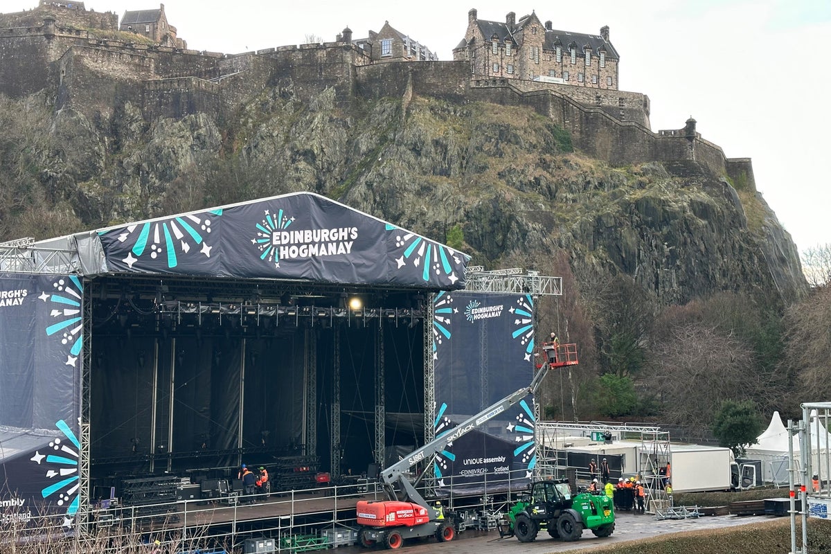 Organisers hope to avoid new year washout as Edinburgh’s Hogmanay ...