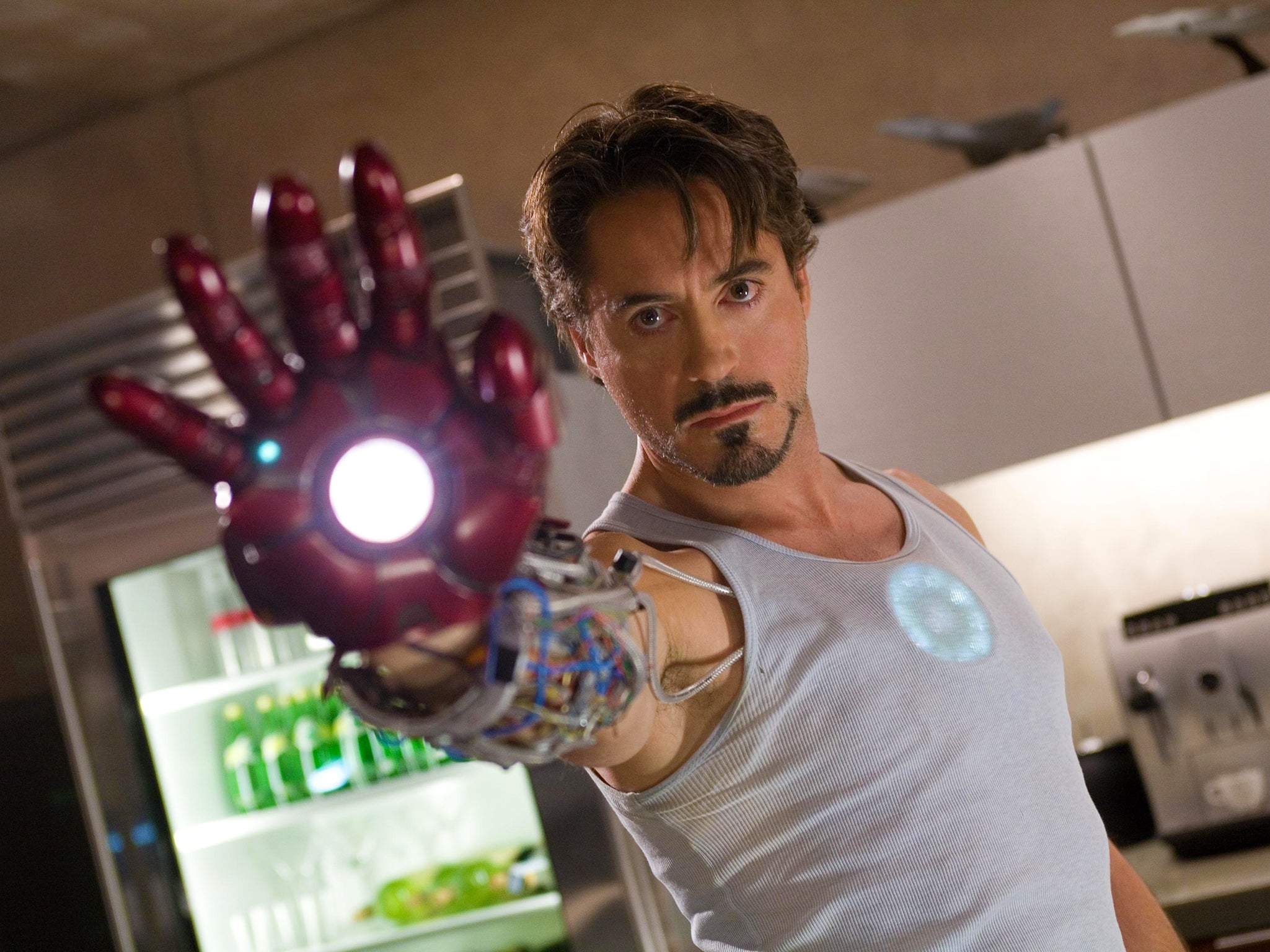 Robert Downey Jr in ‘Iron Man’