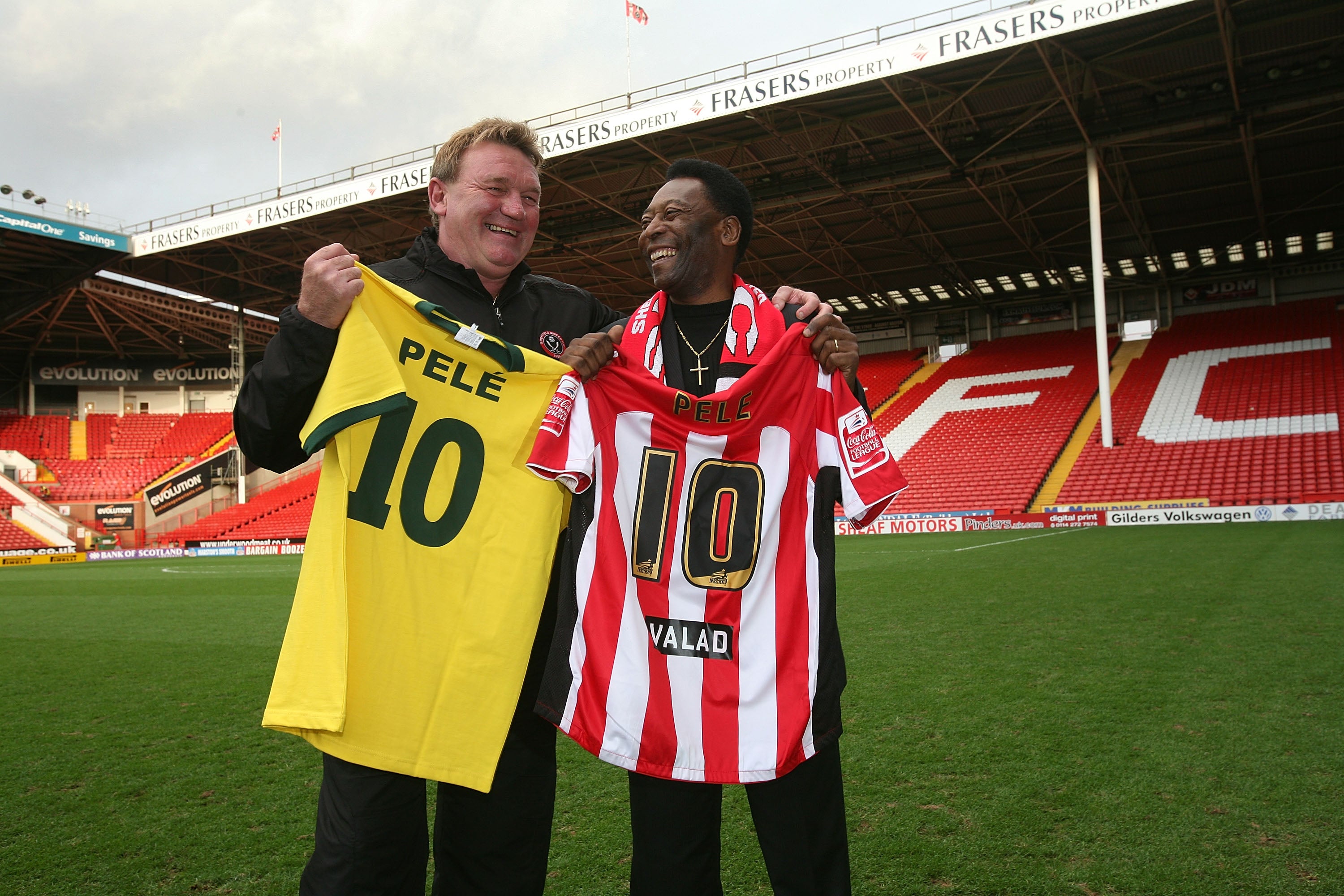 Pele helped mark the 150th anniversary of the world’s oldest football club - Sheffield FC