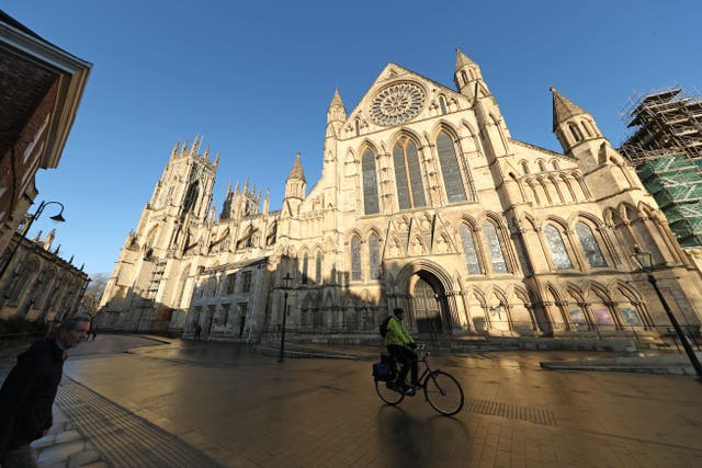 York has recorded the strongest house price inflation across England and Wales’s towns and cities in 2022, according to Halifax (Danny Lawson/PA)