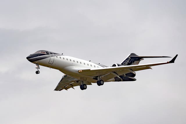 A supertax on private jets should be introduced to fund pubic transport improvements, according to a pressure group (Nick Ansell/PA)
