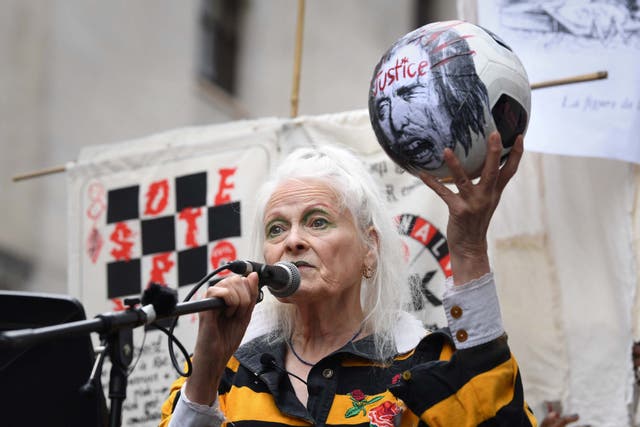 Celebrities have paid tribute to Dame Vivienne Westwood, with the world described as ‘already a less interesting place’ following her death at the age of 81 (Stefan Rousseau/PA)