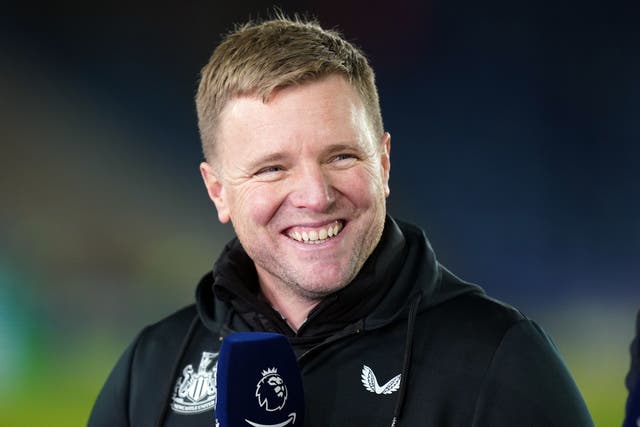 Newcastle head coach Eddie Howe will be careful in the January transfer market (Mike Egerton/PA)
