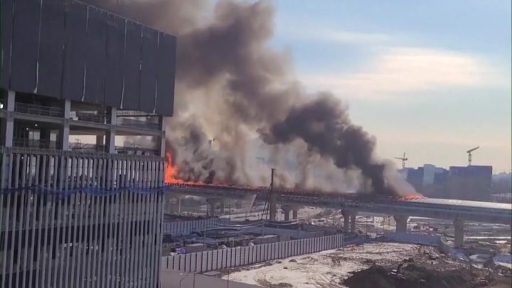 <p>Five dead after blaze rages in South Korean motorway tunnel</p>