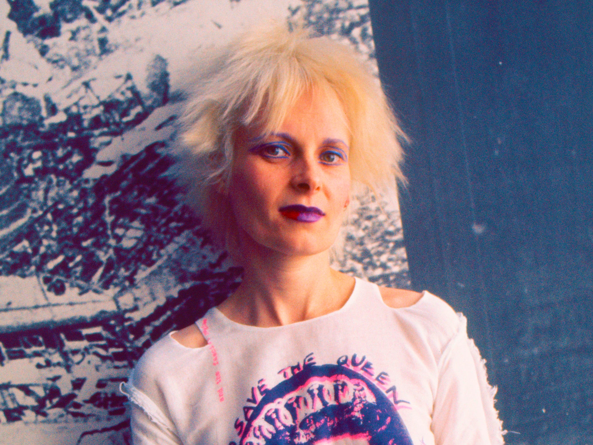 One of fashion’s most iconic talents: Dame Vivienne Westwood in 1977