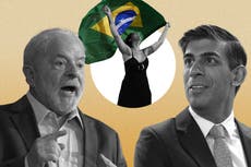 Lula ‘surprised by delayed call from Sunak’ in run up to Brazilian president’s inauguration