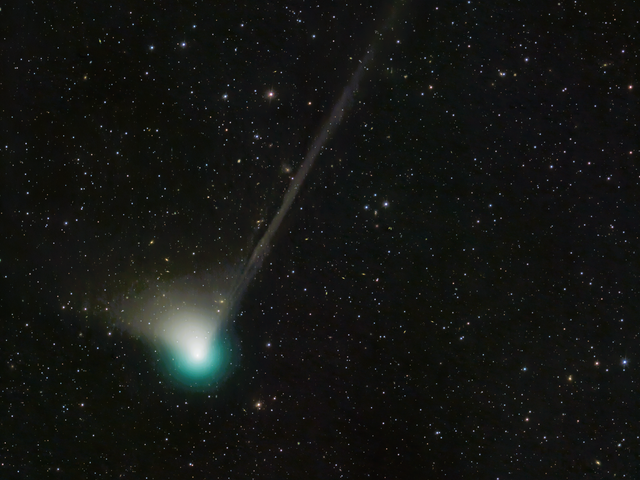 El cometa E3 capturado por astrónomos de la NASA en diciembre de 2022