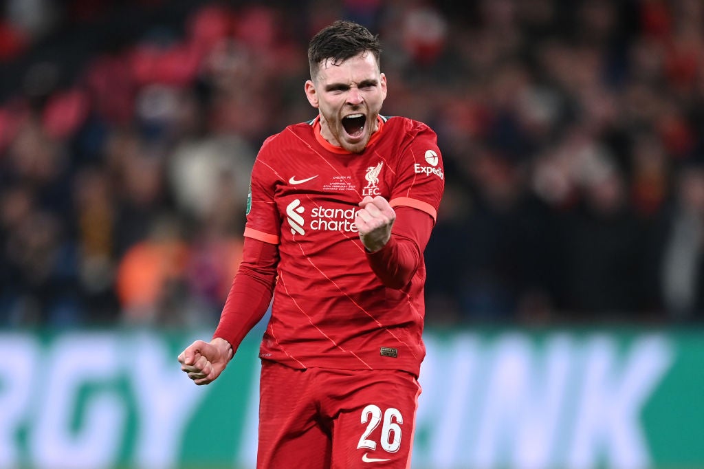 Scotland and Liverpool full-back Andy Robertson has been made a MBE