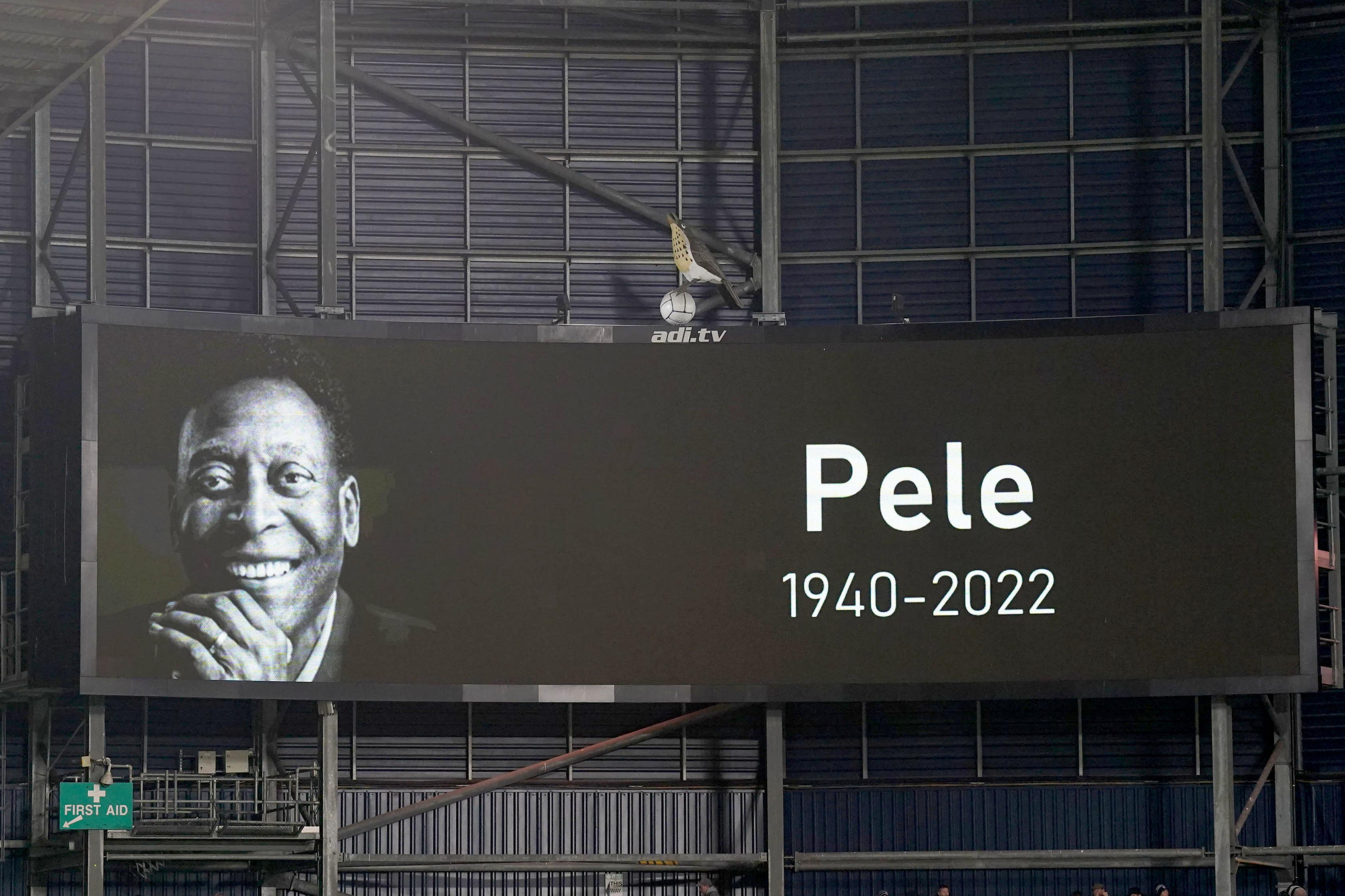 Tributes poured in after Thursday night’s death of Pele (Joe Giddens/PA)