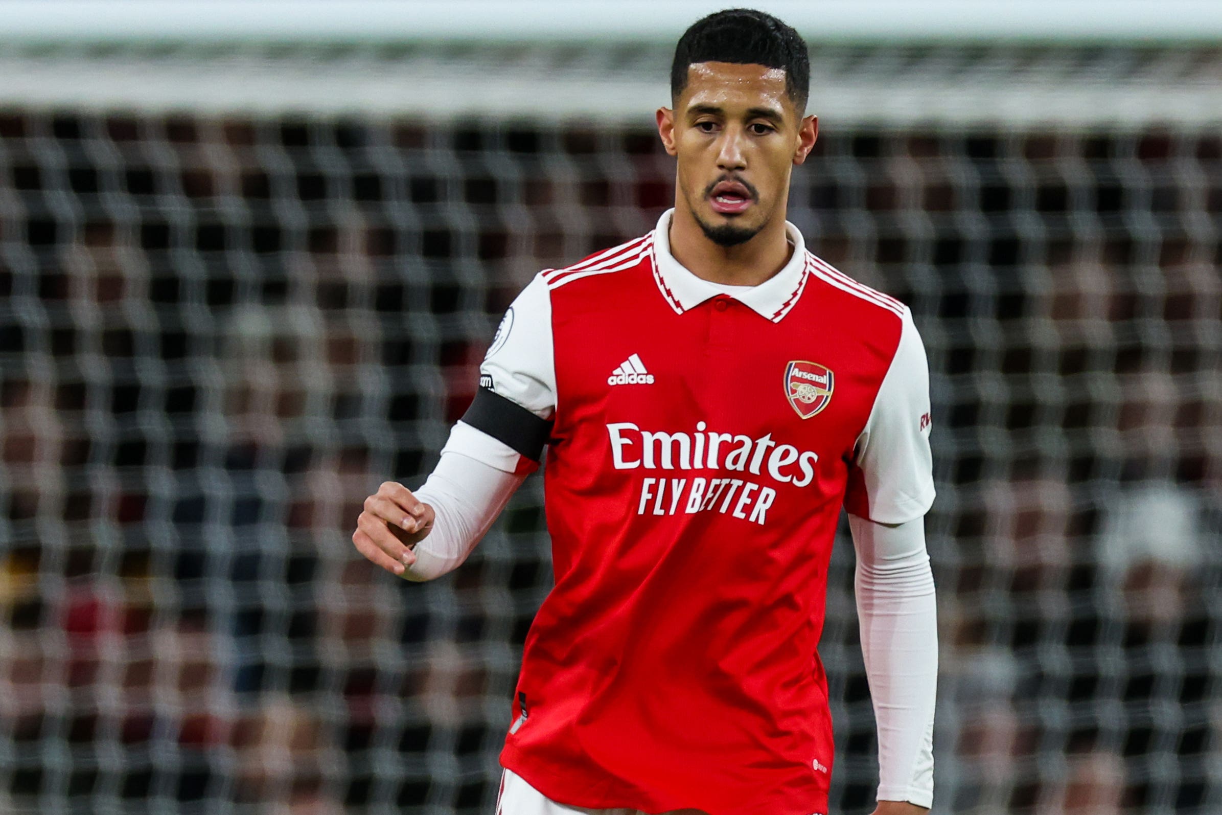 Arsenal defender William Saliba 'really happy' to be back after injury