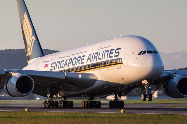 <p>The incident occurred on a Singapore Airlines flight </p>