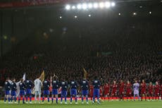 Pele: Anfield holds minute’s applause as Premier League pays tribute to Brazil icon