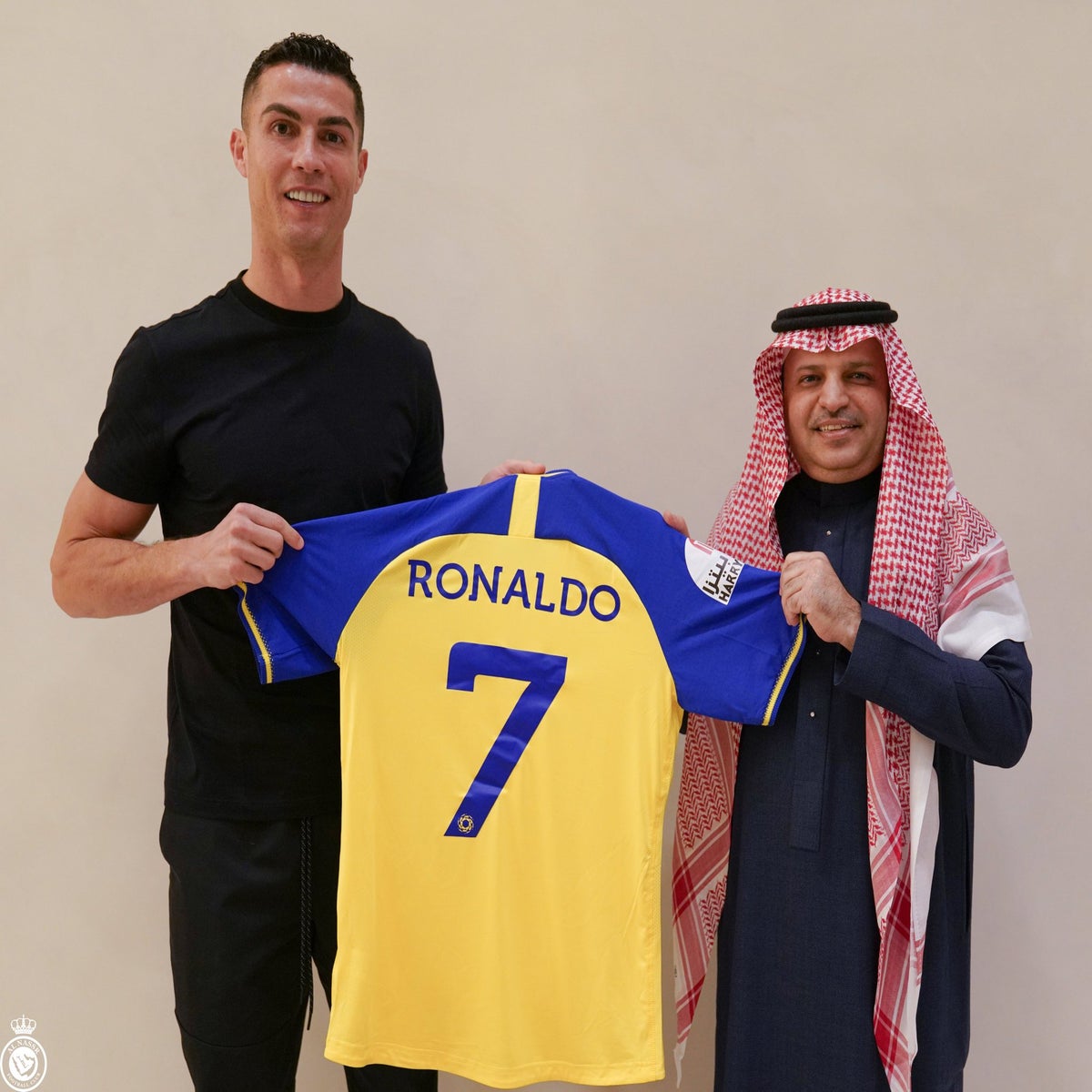 Ronaldo 7 Al Nassr Away Player Jersey 2022-23