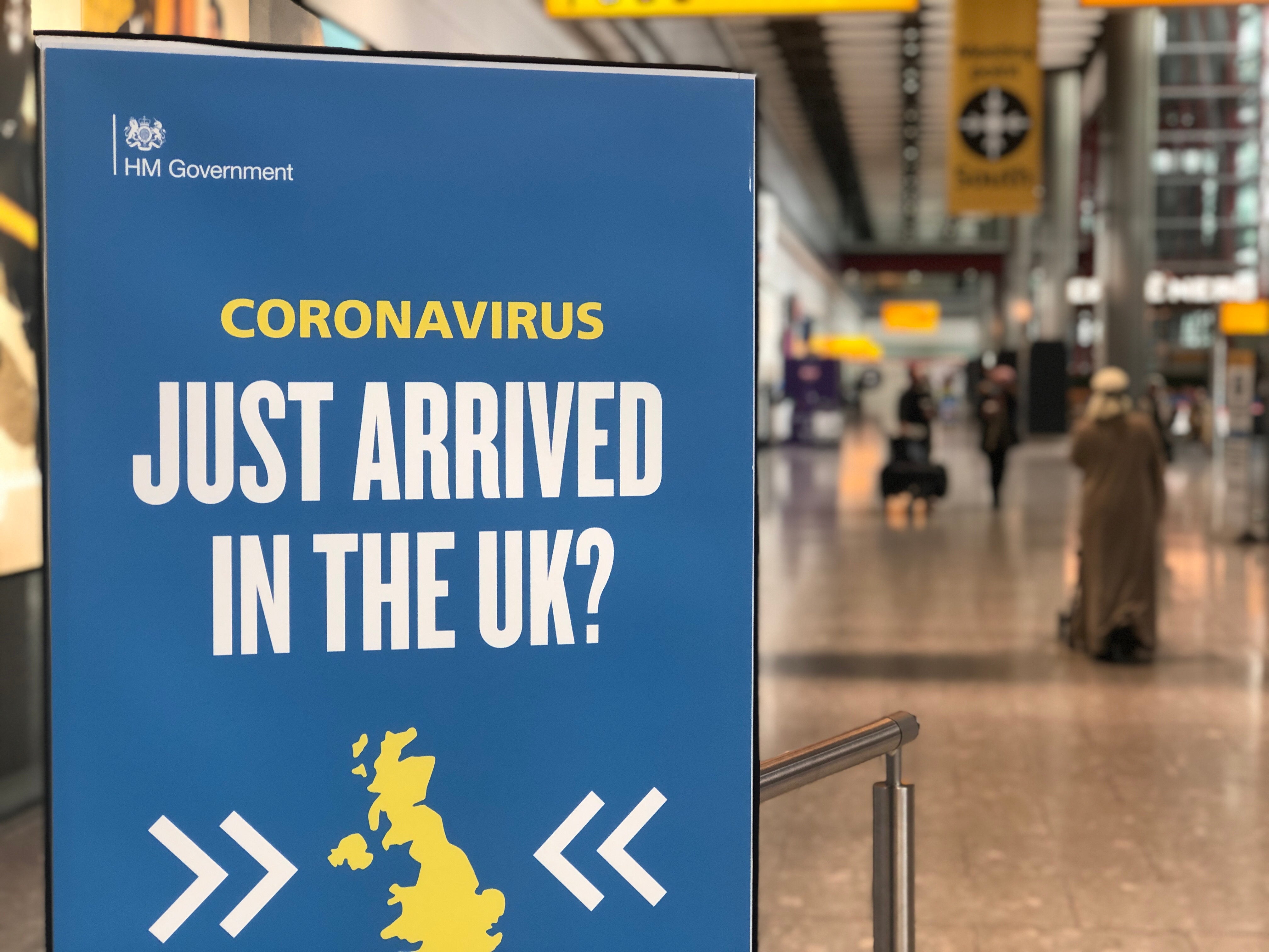 Testing times: London Heathrow Terminal 5 at the height of the Covid pandemic