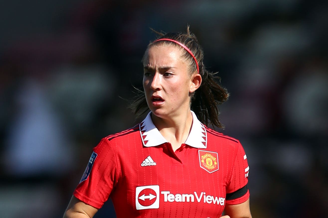 Maya Le Tissier in action for Manchester United (Tim Markland/PA).