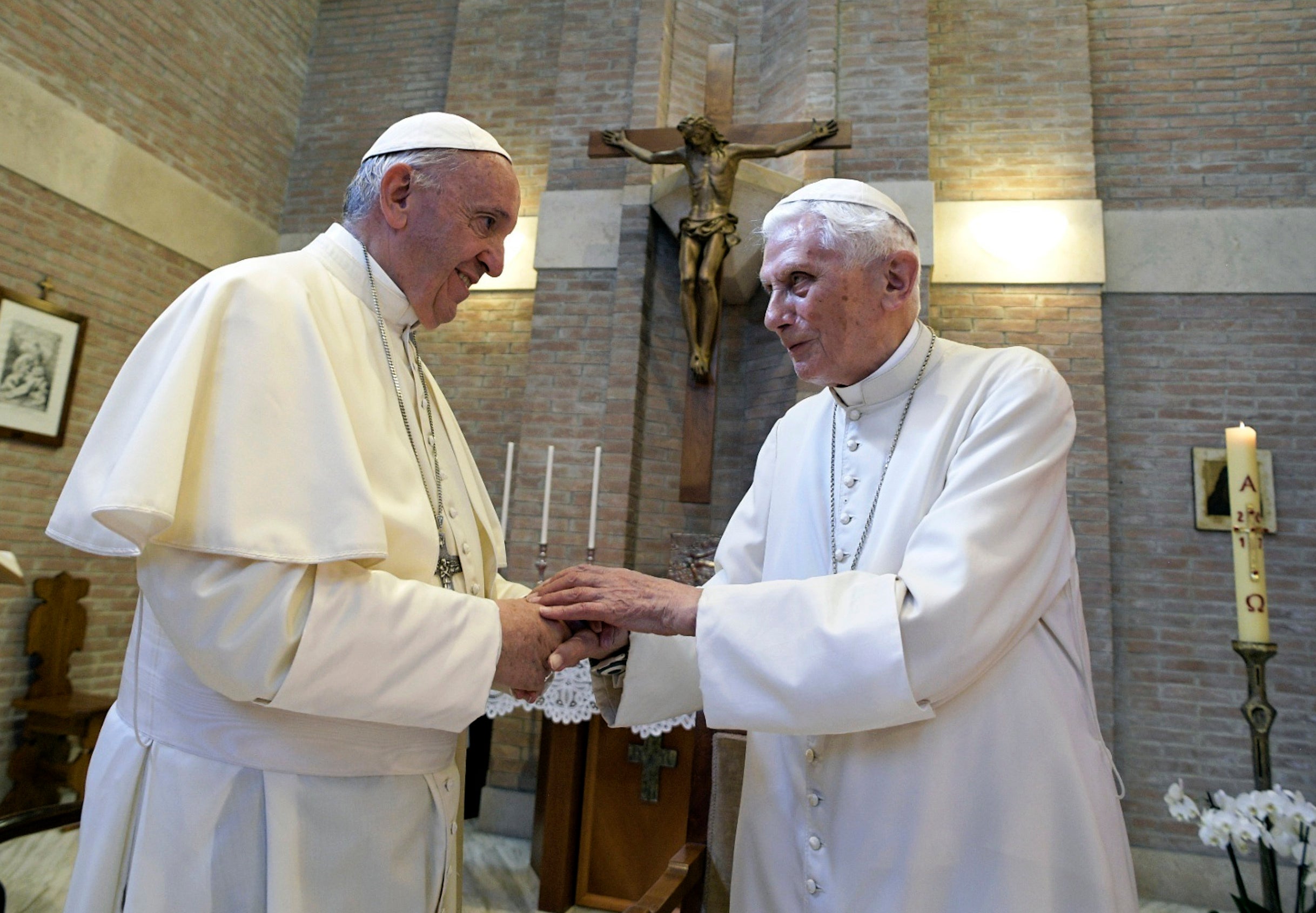 Vatican Obit Benedict XVI Two Popes