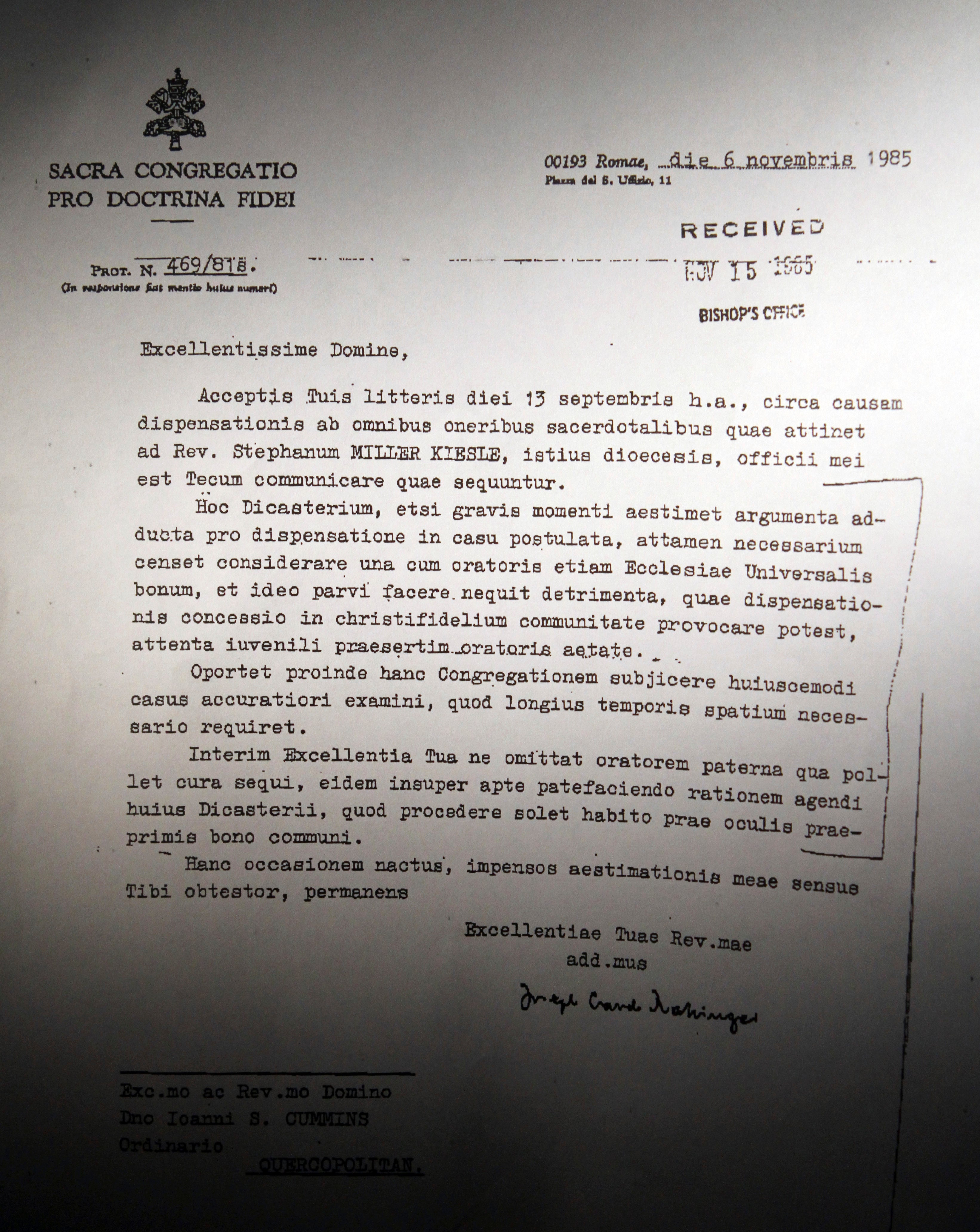 Vatican Benedict XVI Sex Abuse