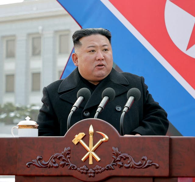 <p>North Korean leader Kim Jong-un </p>