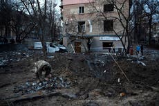 Russia launches ‘cowardly’ new attacks on Ukraine in early hours of New Year’s Day