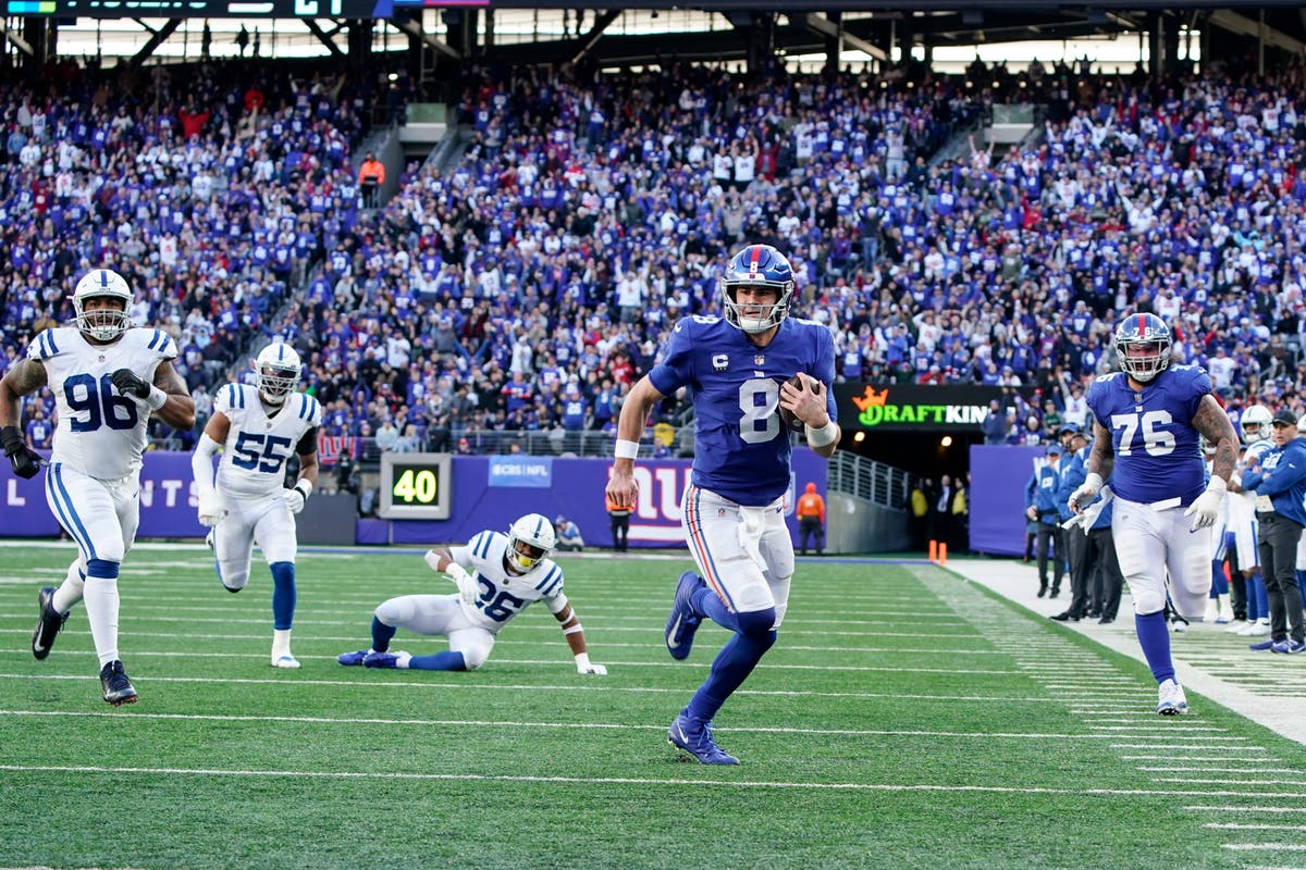Giants vuelven a playoffs de la NFL; arrollan 3810 a Colts