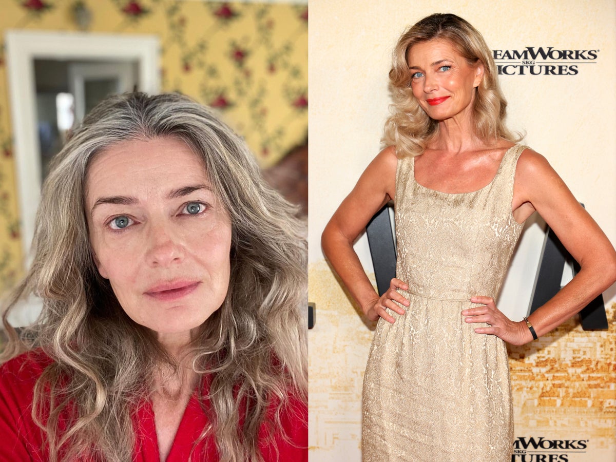 Paulina Porizkova shares bare-faced selfie to mark new year | The  Independent