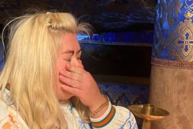 <p>Gemma Collins was ‘overcome with emotion’ in Bethlehem</p>